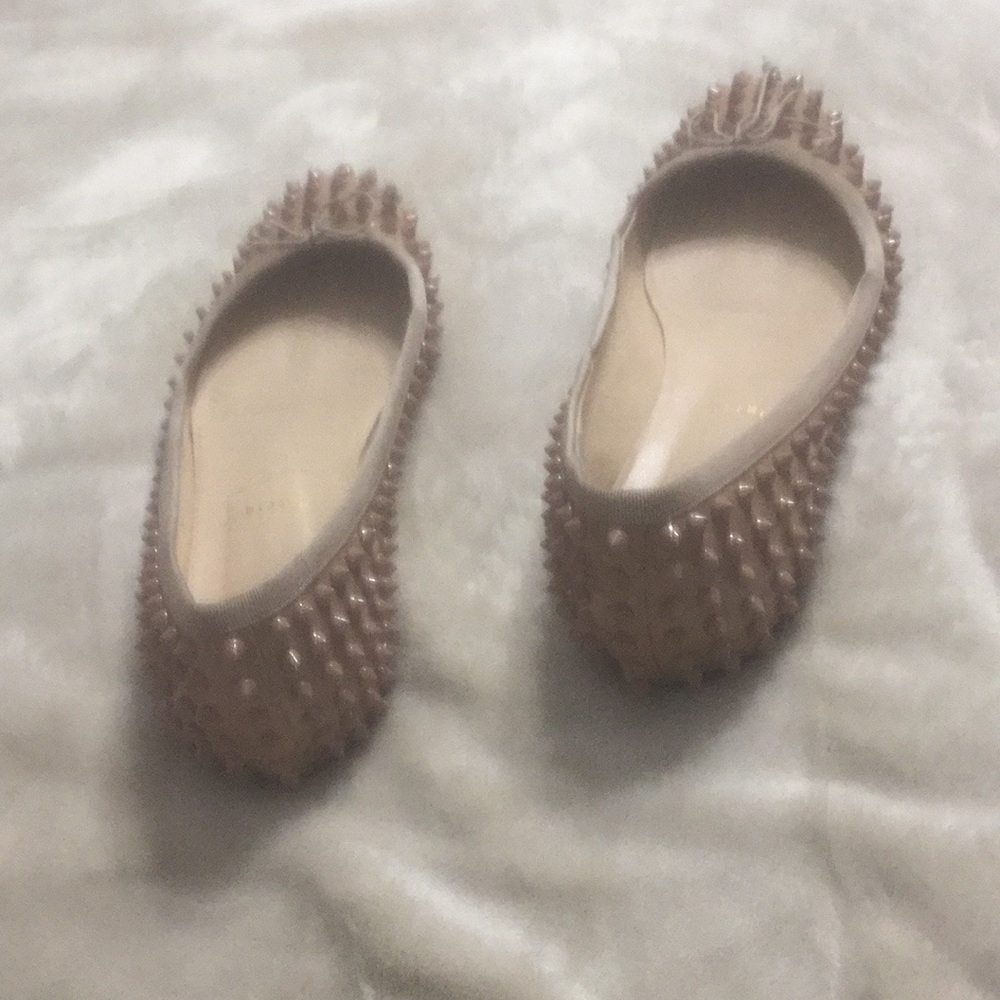 Christian Louboutin Sonietta Spikes Flats 41.5